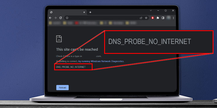 dns probe finished no internet