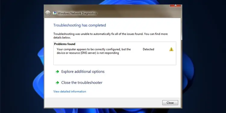 8 Ways to Fix “DNS Server Is Not Responding” Error