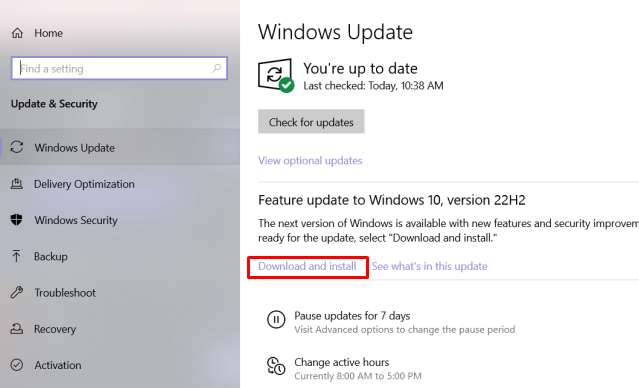 download and install