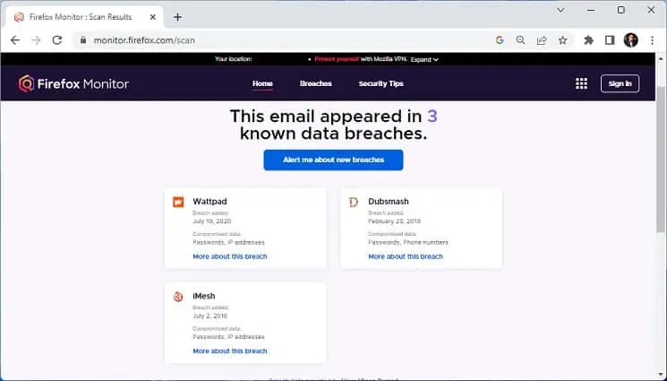 email-breach-report