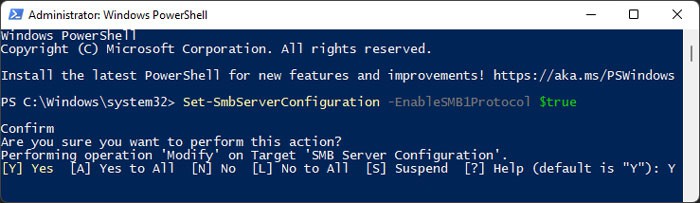 enable-smb-v1-powershell-set-smbserverconfiguration