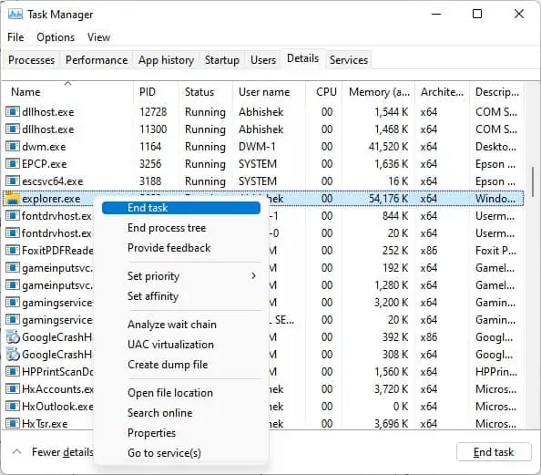 end-explorer-process-from-task-manager