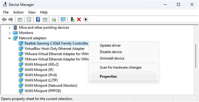 ethernet-controller-properties