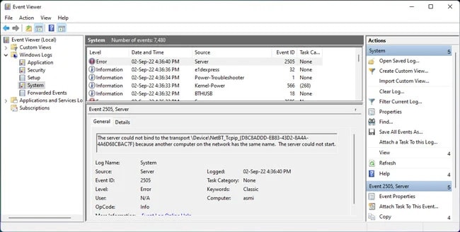 event-viewer-system-events-library