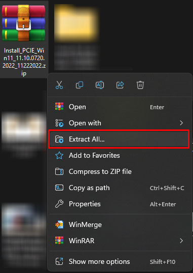 extract network adapter driver
