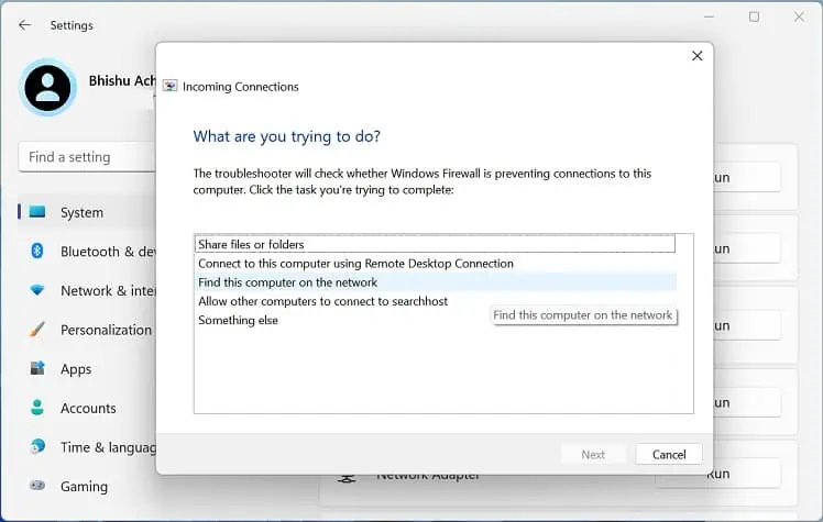 8 Possible Ways to Fix “No Internet, Secured” Error 28 find-this-computer-on-the-network