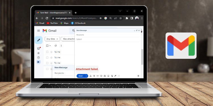 why can't i attach a file to my gmail email
