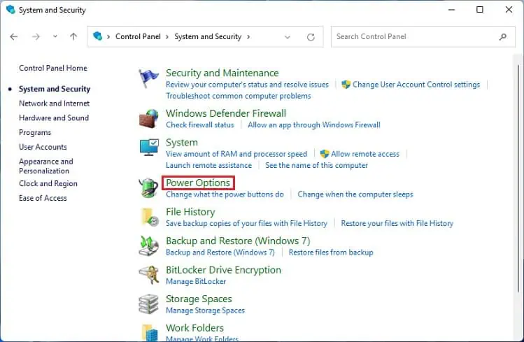 Why is WD Passport Not Showing Up in Windows? 12 Ways to Fix It 42 go-to-power-options