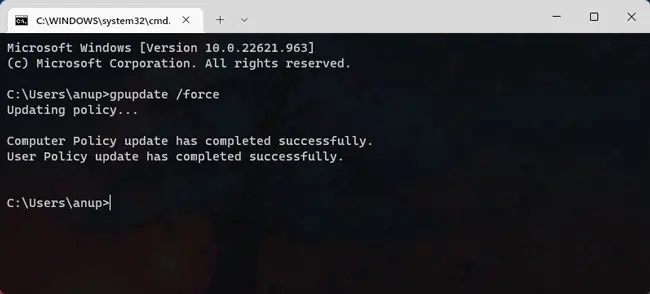 gpupdate-force-cmd