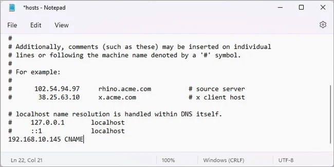 hosts-file-dns-entries