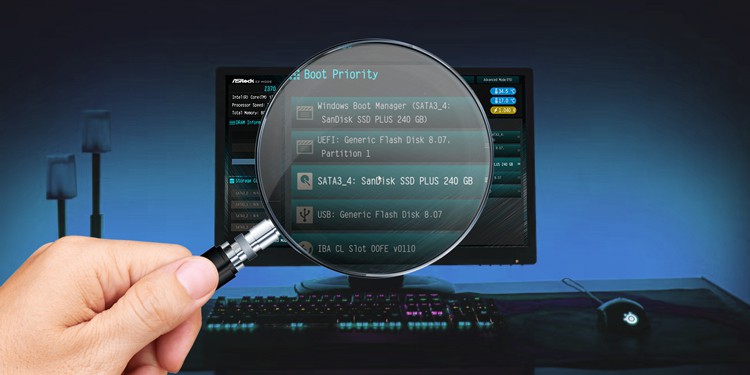 how to change boot order on linux