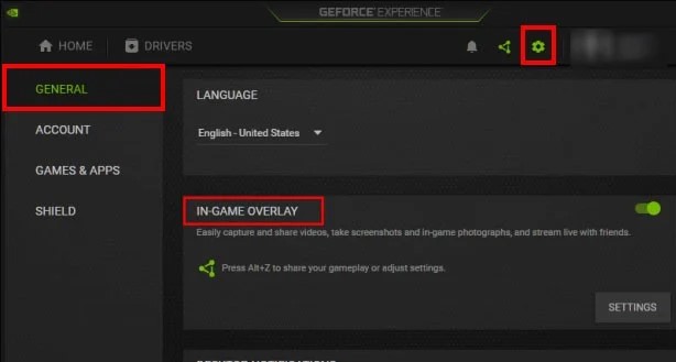 ingame overlay enable shadowplay