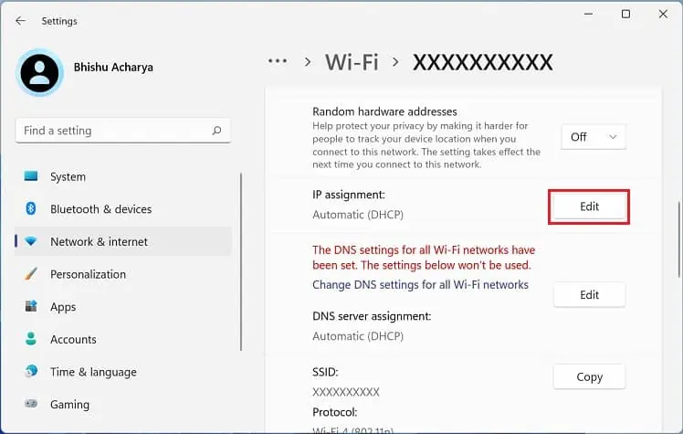 8 Possible Ways to Fix “No Internet, Secured” Error 17 ip-assignment