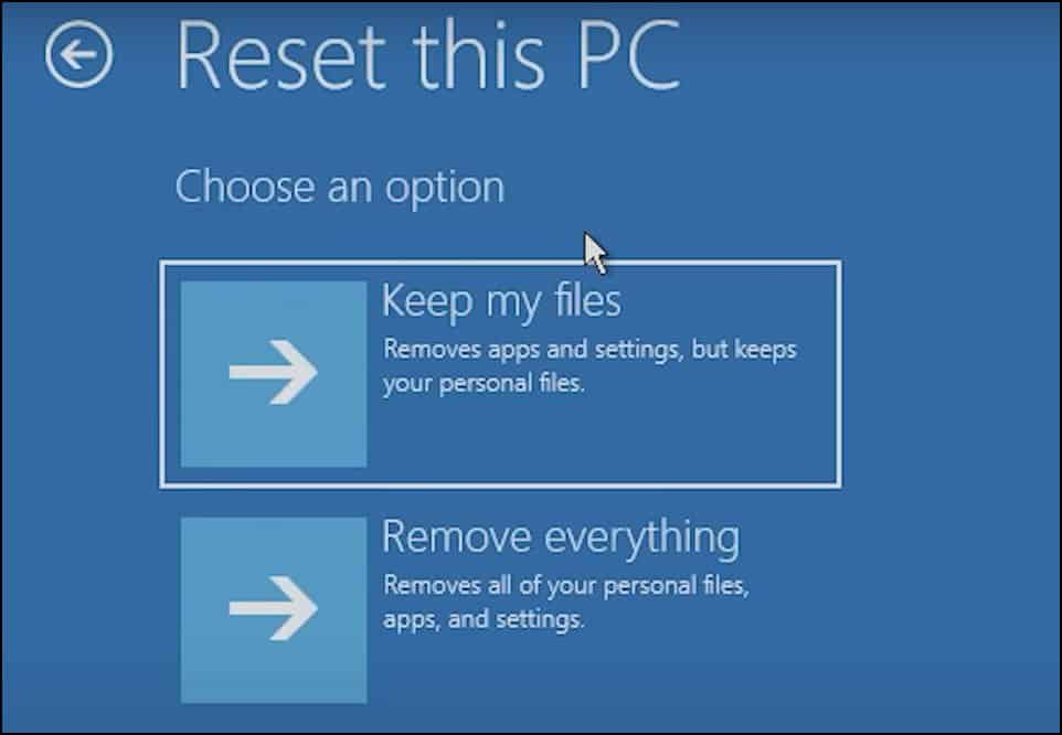 keep or remove files