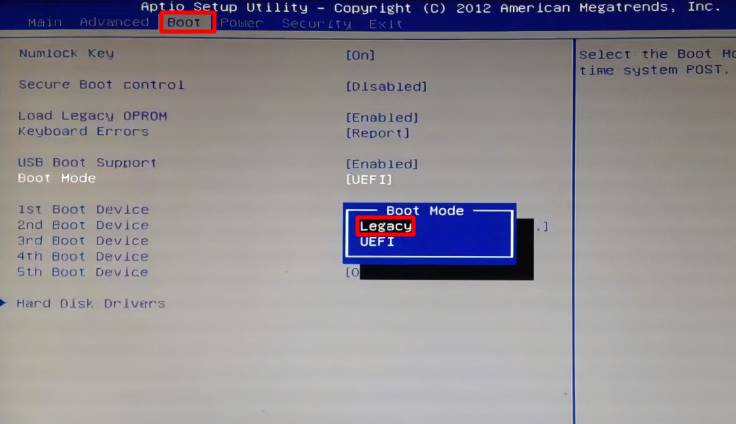 legacy-boot-mode