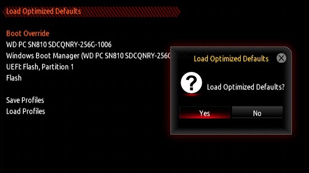 load bios defaults