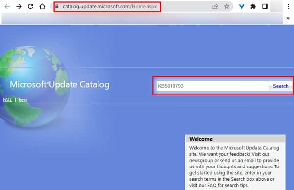 microsoft-update-catalogue