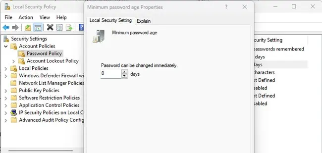 minimum-password-age-policy