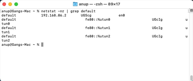 netstat-nr-grep-default-command