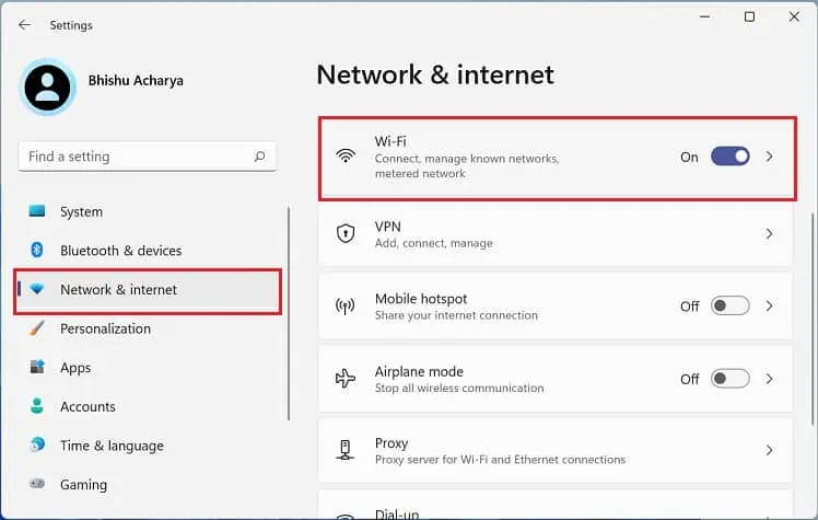 8 Possible Ways to Fix “No Internet, Secured” Error 15 network-and-internet-wifi-3