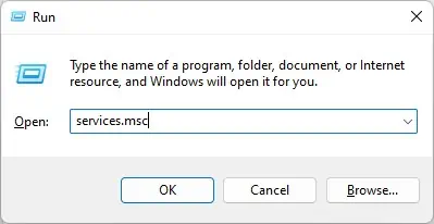 Microphone Not Working on Windows? Here’s How to Fix It 16 open-service-app-from-run-1