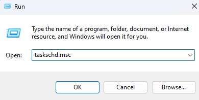 open taskschd time synchronization failed