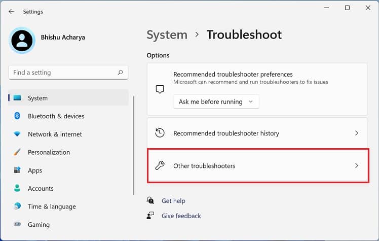 other troubleshooters