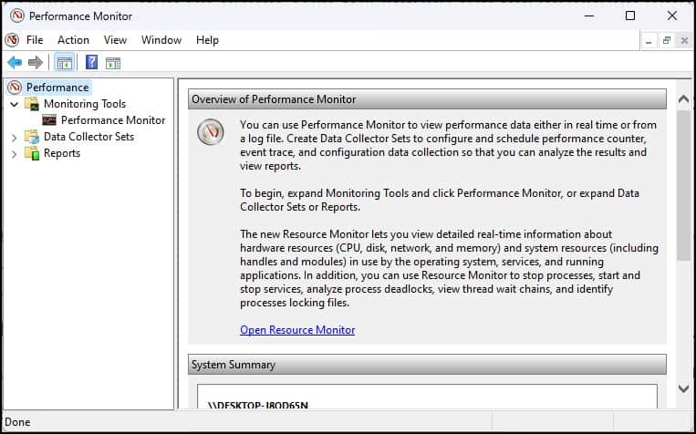 performance monitor