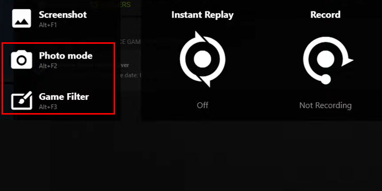 How to Use ShadowPlay to Record Your Games 6 photo mode and game filters