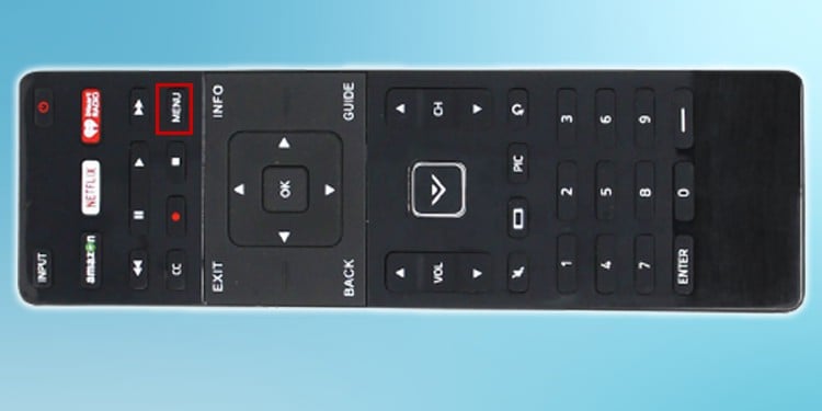 press-menu-button-on-vizio-remote
