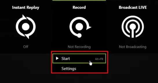recording-start-or-select-settings