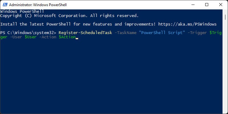 How to Automate PowerShell Scripts 11 register-scheduled-task