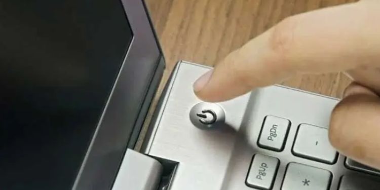 release the power button