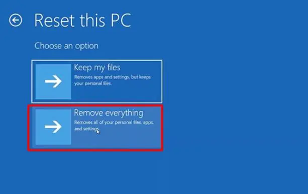 Windows Black Screen After Login? Here’s How to Fix it 16 remove-everythingg