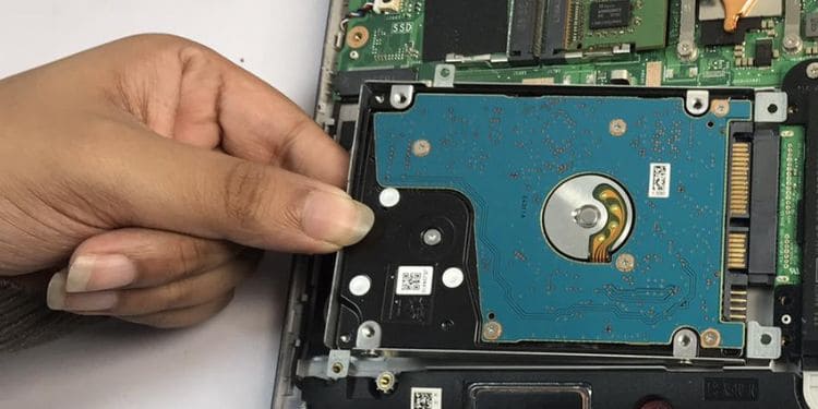 remove hard drive
