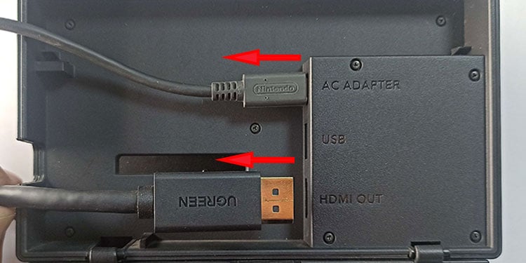 remove hdmi and power cable switch not working