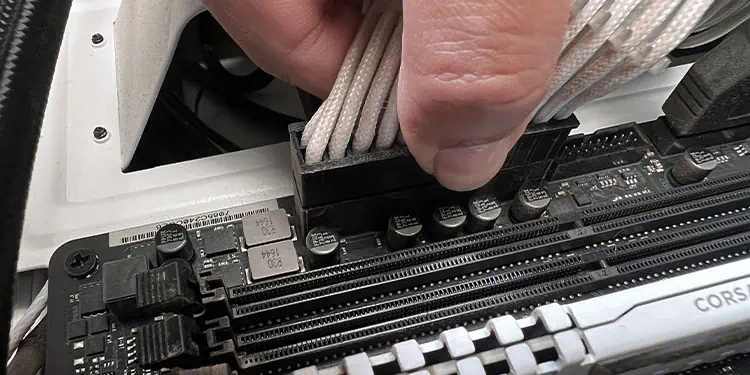 Why Are There Green Lines on Monitor? How to Fix It 17 remove-motherboard-power-cable