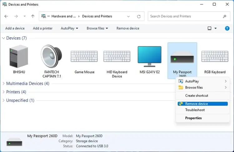 Why is WD Passport Not Showing Up in Windows? 12 Ways to Fix It 20 remove-my-passport