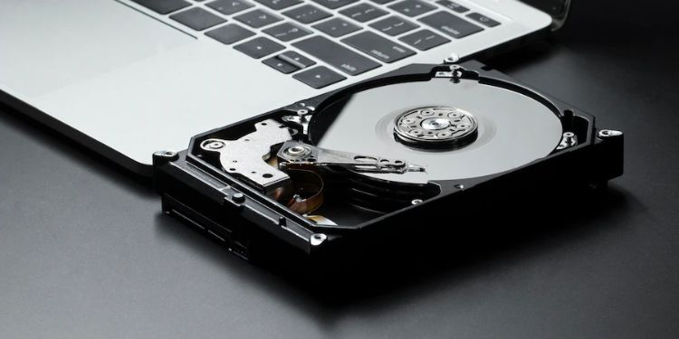 removing a hard drive from a laptop