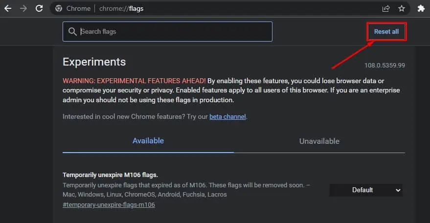 12 Ways to Make Your Google Chrome Faster 18 reset-all-flags