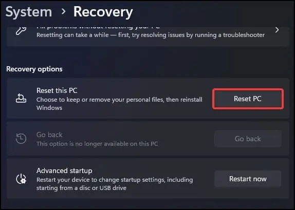 Why Can't I Log Into Windows? How to Fix it? 29 reset-pc