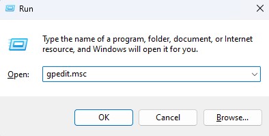 run group policy editor dism error