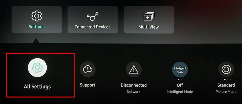 samsung tv settings