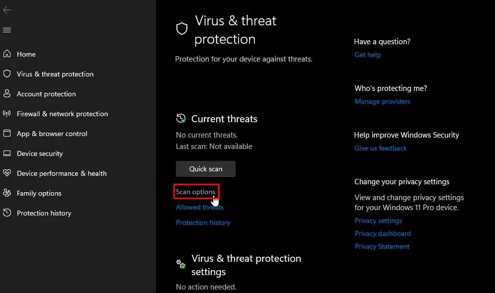 Solved: This App is Preventing Shutdown in Windows 15 scan-options