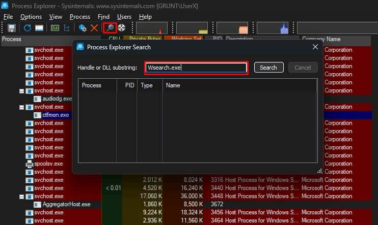 search-for-process