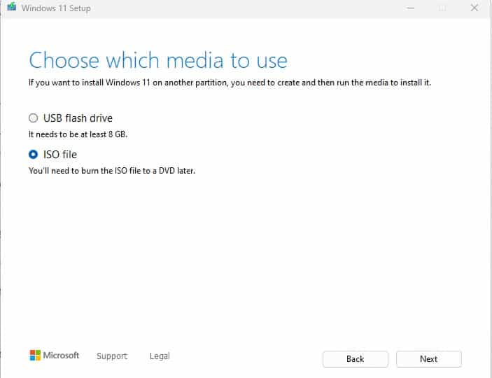 select iso filedism 0x800f081f