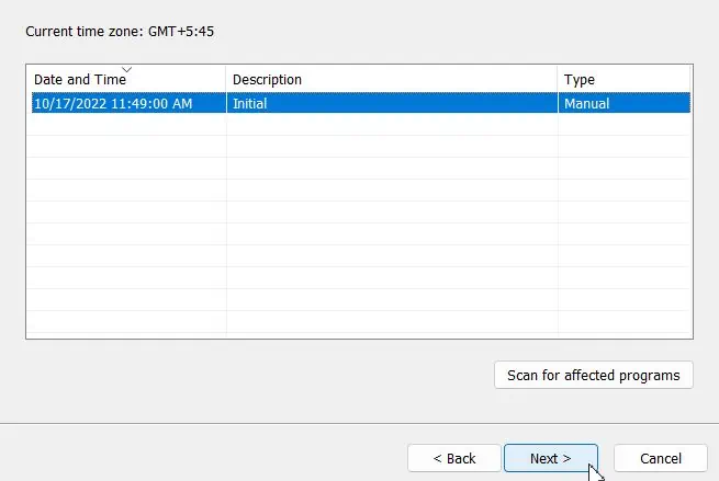 Windows Black Screen After Login? Here’s How to Fix it 14 select-restore-point