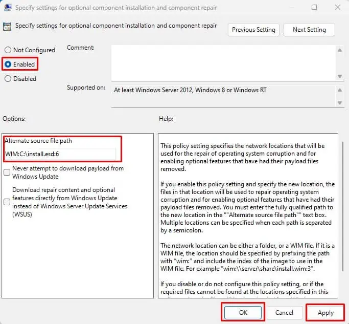 Fix: DISM 0x800f081f Error Code in Windows 18 set-alternate-source-file