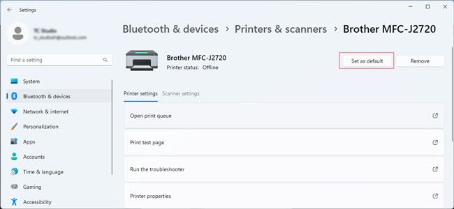 set-printer-as-default