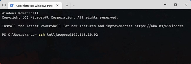 ssh-domain-user-command